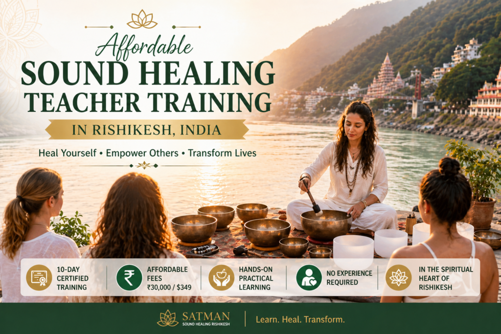 Sound Healing Teacher Training in Rishikesh India