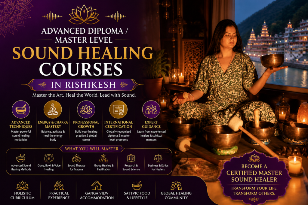 Master Level Sound Healing Courses In Rishikesh