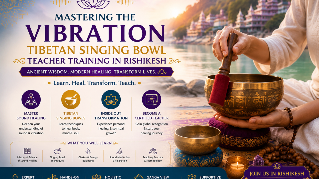 Tibetan Singing Bowl Teacher Training In Rishikesh