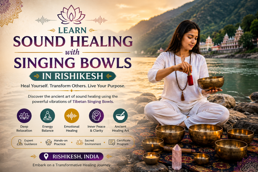 Learn Sound Healing with Singing Bowls in Rishikesh
